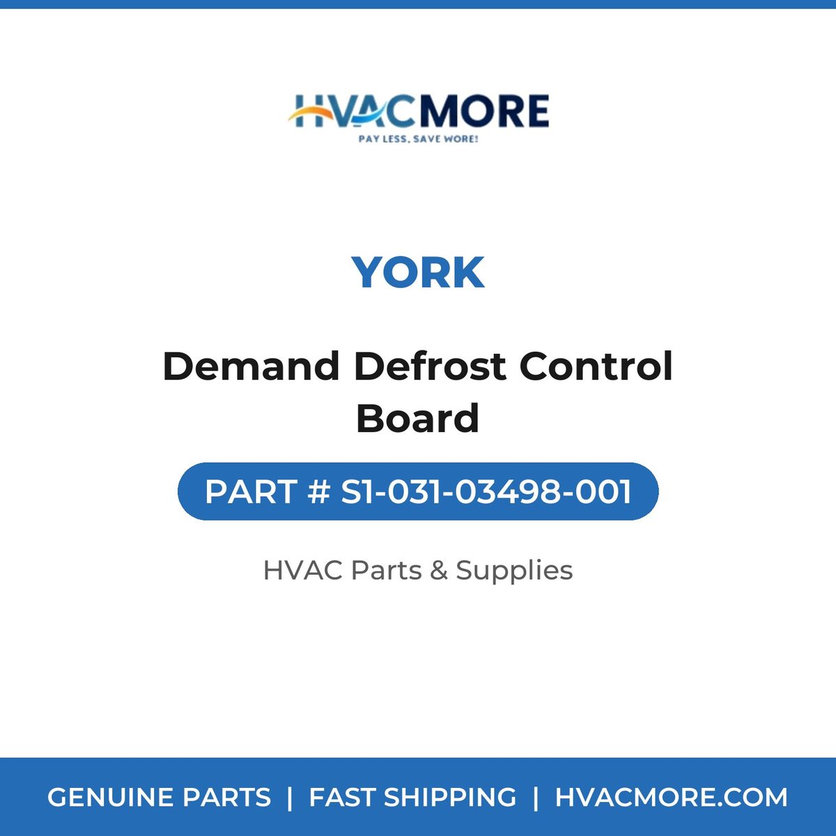 York Demand Defrost Control Board S1-031-03498-001