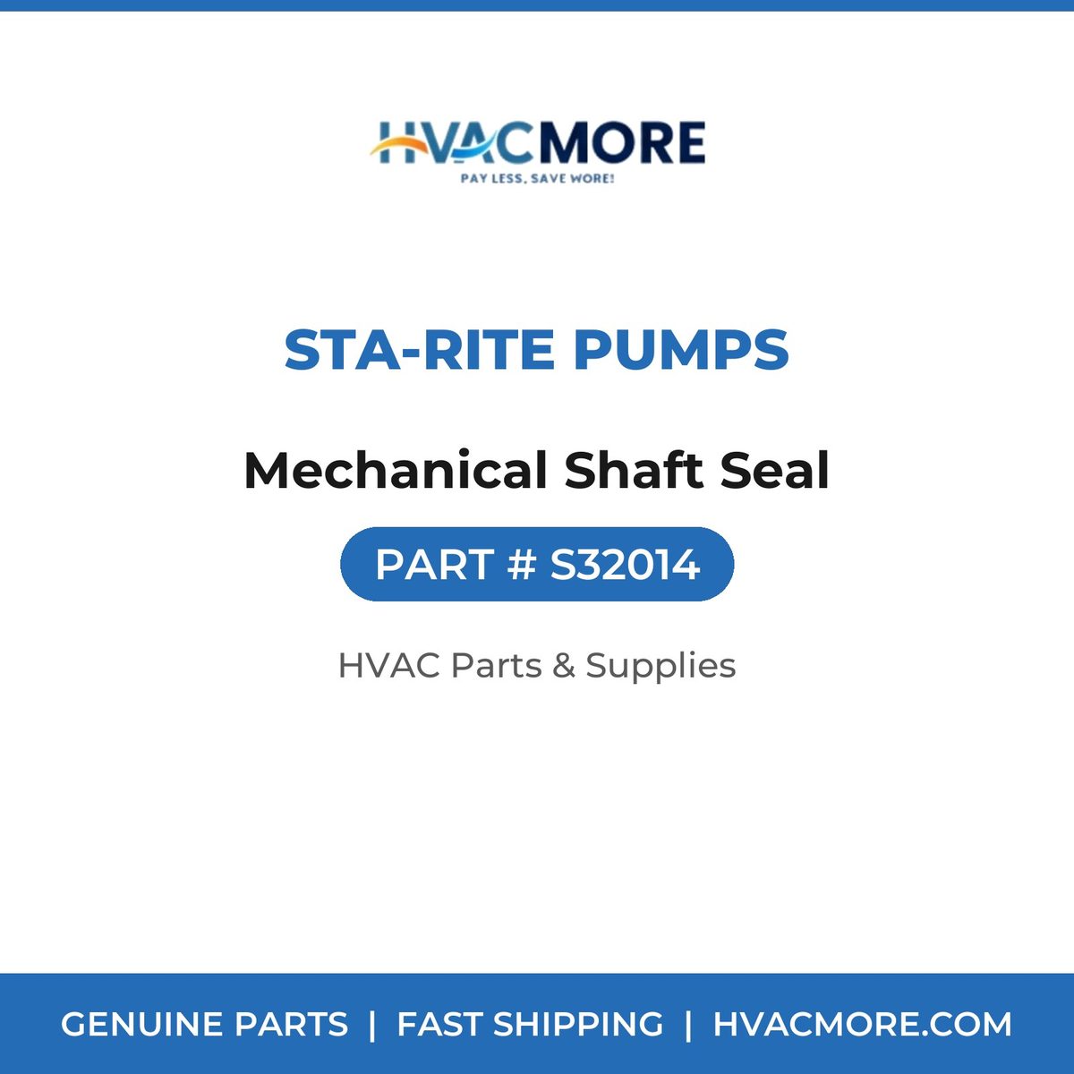 Sta-Rite Pumps Mechanical Shaft Seal S32014