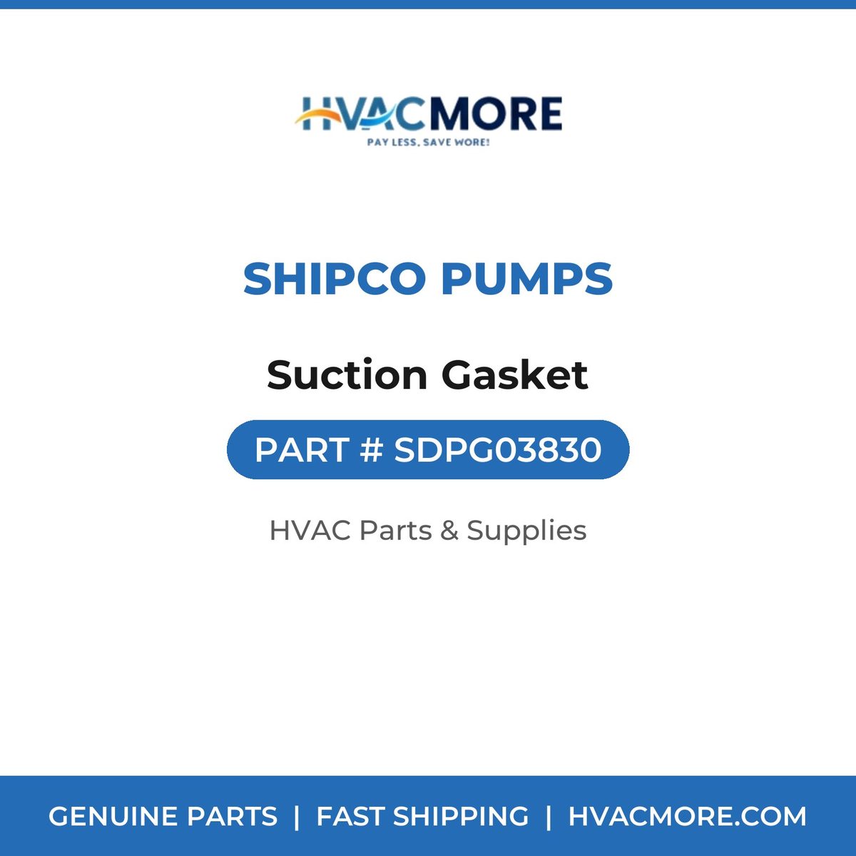 Shipco Pumps Suction Gasket SDPG03830