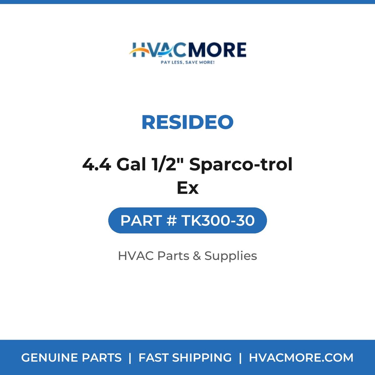 Resideo 4.4 Gal 1/2" Sparco-trol Ex TK300-30