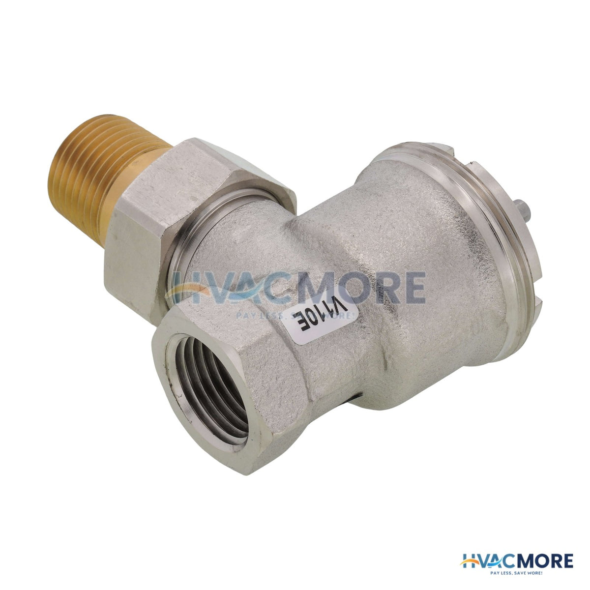 Honeywell Home 1/2" Angle Valve for High Capacity Radiator V110E1004
