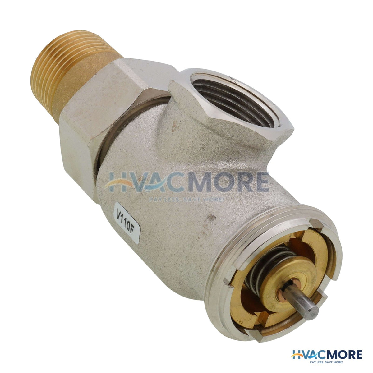 Honeywell Home 3/4" Horizontal Angle Valve Body for High Capacity Radiator V110F1010