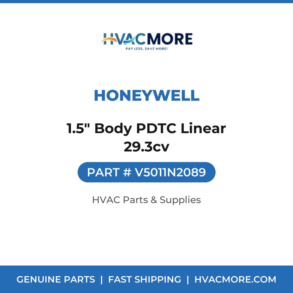 Honeywell 1.5" Body PDTC Linear 29.3cv V5011N2089