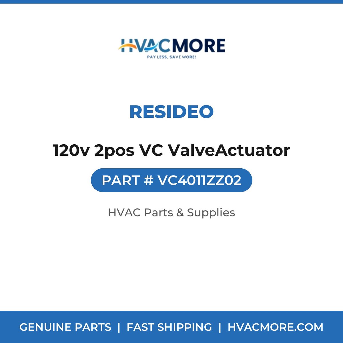Resideo 120v 2pos VC ValveActuator VC4011ZZ02