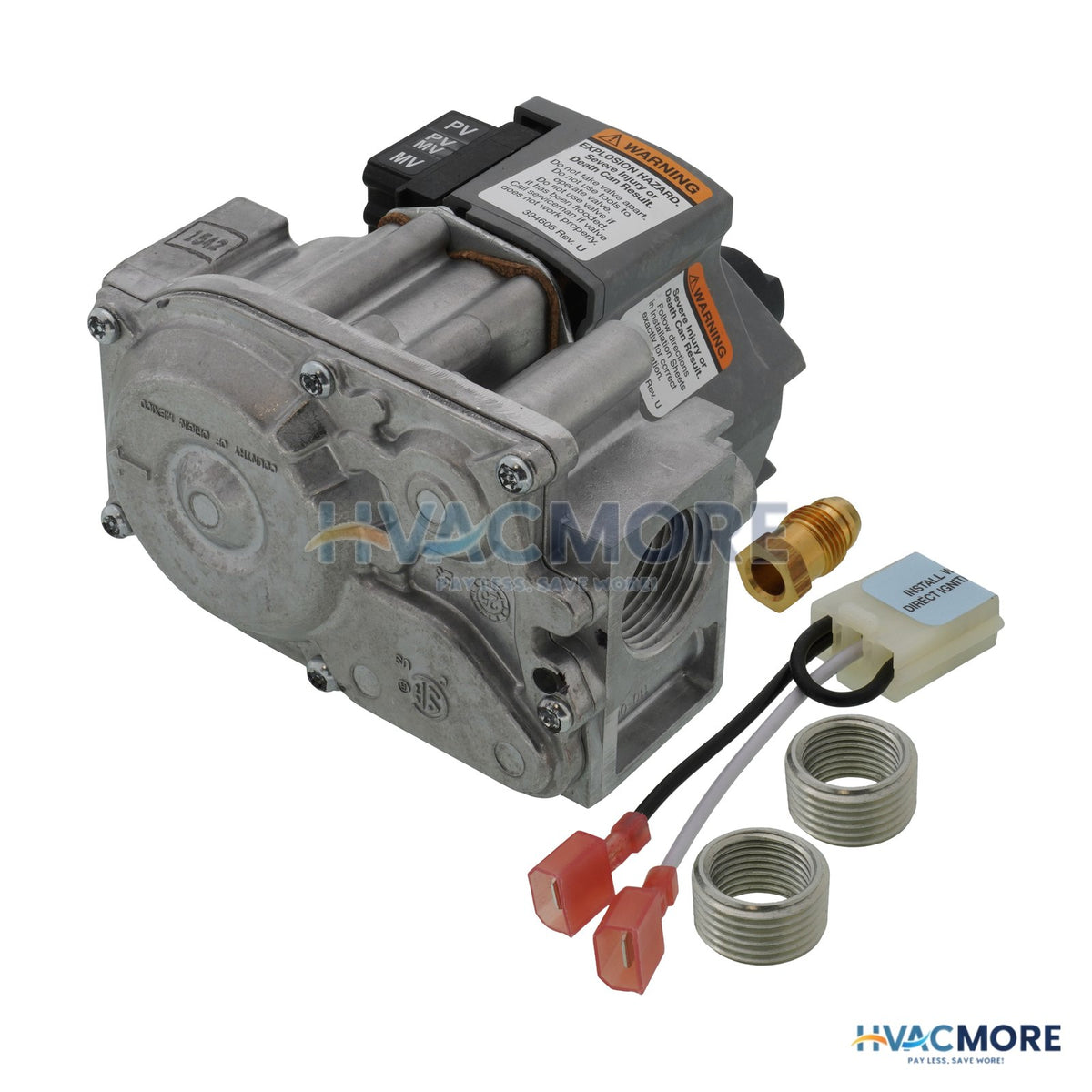 Resideo Slow Opening Dual Direct Ignition/Intermittent Pilot Gas Valve VR8345H4555