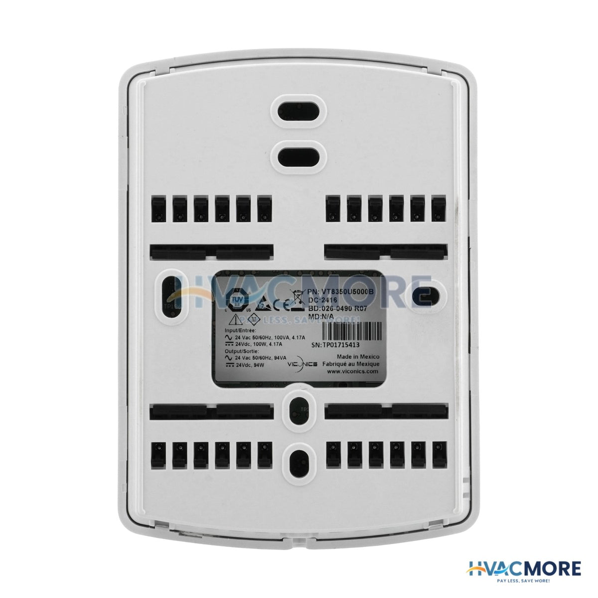 Viconics VT8350 Low-Voltage Fan Coil Unit & Zone Controller W/ RH Sensor VT8350U5000B