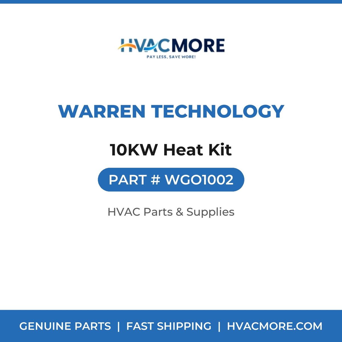 Warren Technology 10KW Heat Kit WGO1002