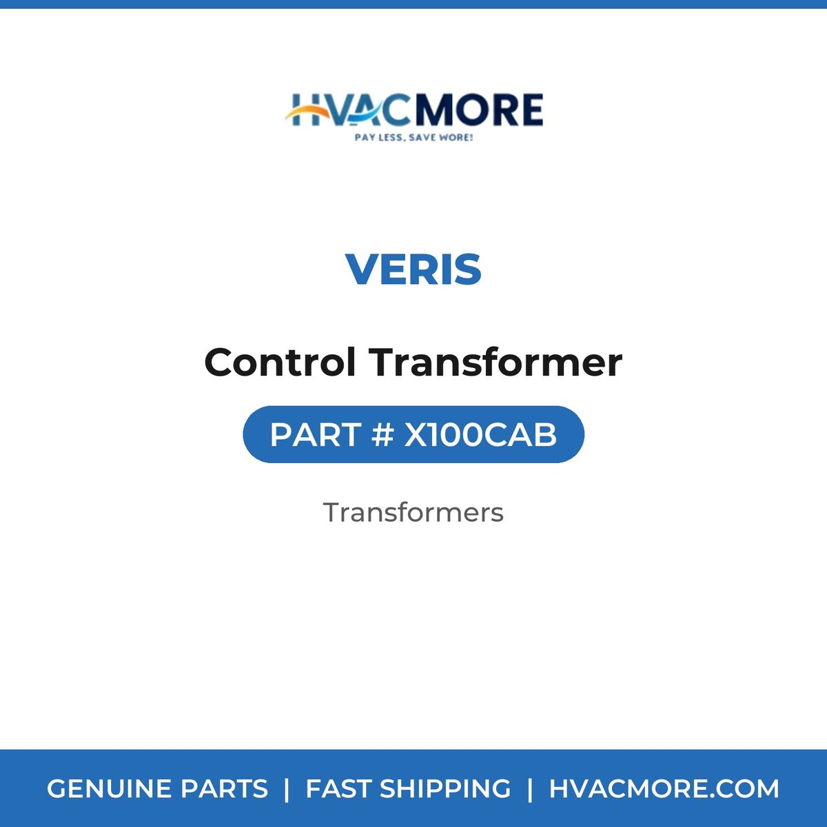 Veris Control Transformer X100CAB
