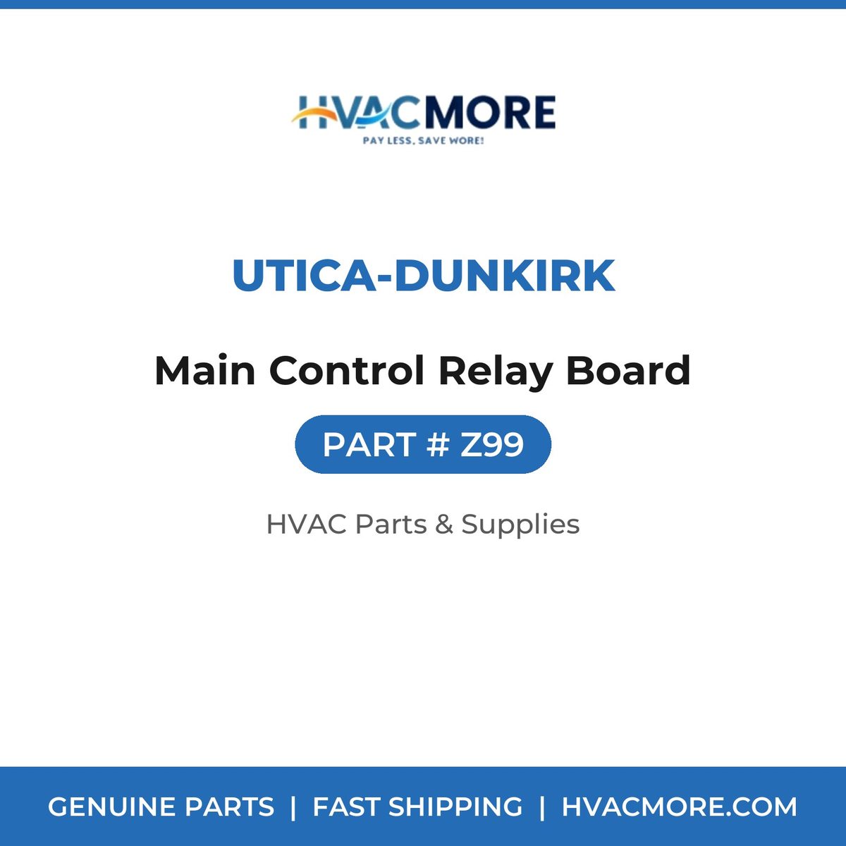 Utica-Dunkirk Main Control Relay Board Z99