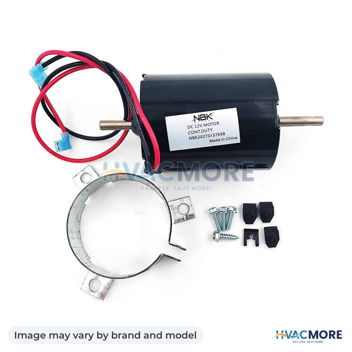 NBK Parts Motor. 12VDC, 2650 RPM Kit-Boxed W/Bracket HVM-37357 - Image may vary by brand and model