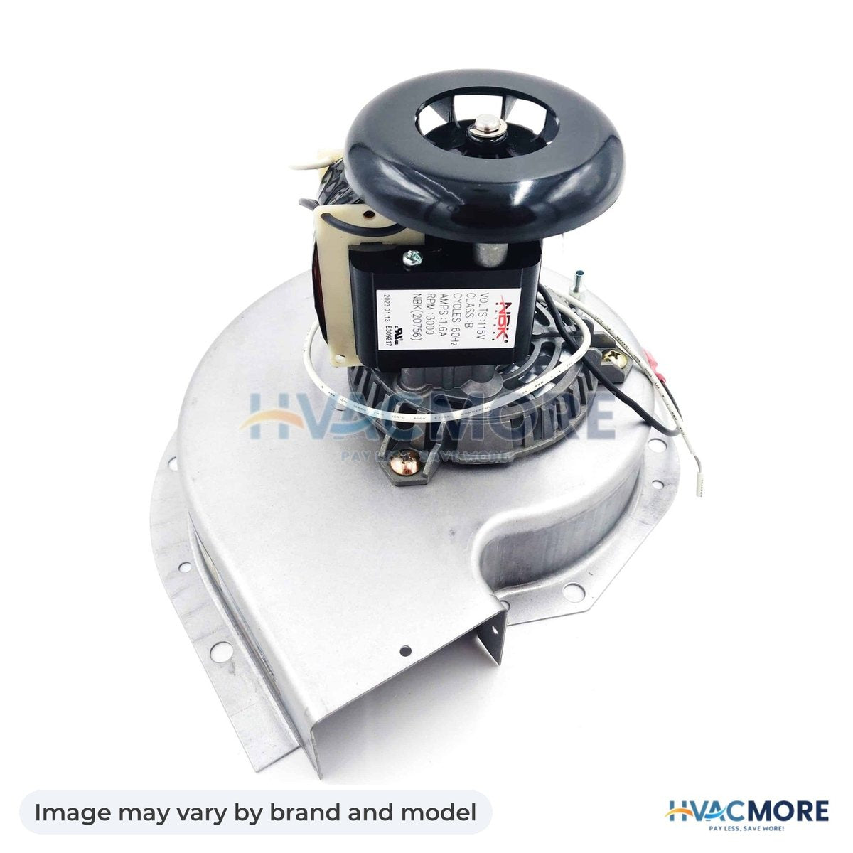 NBK Parts Blower Motor 115V HVM-A160 - Image may vary by brand and model