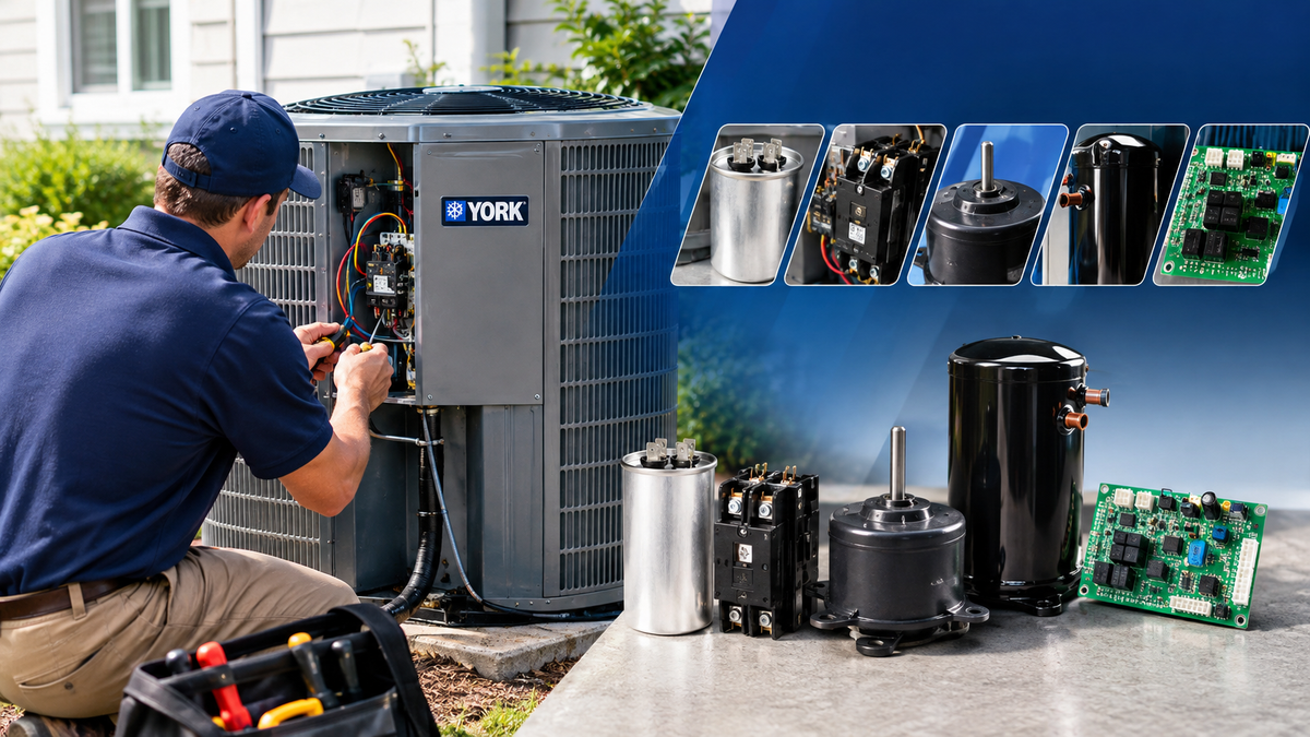 York Air Conditioner Troubleshooting: Diagnose by Model Number and Order the Right OEM Parts in 2026
