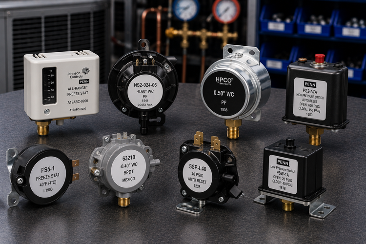 Freeze Stats & Pressure Switches