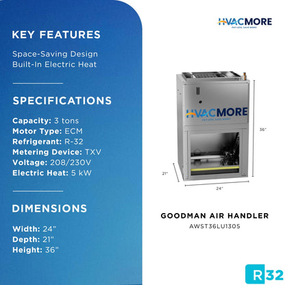 Goodman AWST36LU1305 specifications