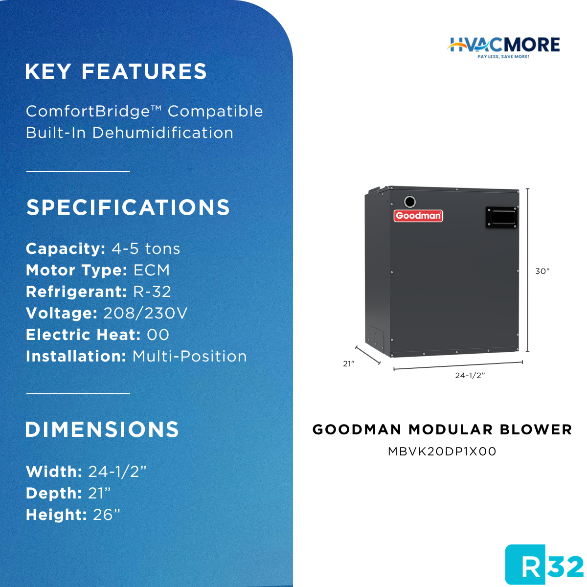 MBVK20DP1X00 specifications