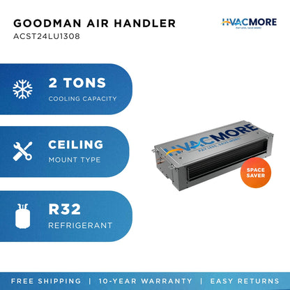 Goodman ACST24LU1308 2 Ton Ceiling Mount Air Handler R-32