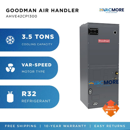 Goodman AHVE42CP1300 3.5 Ton Variable-Speed Air Handler R-32