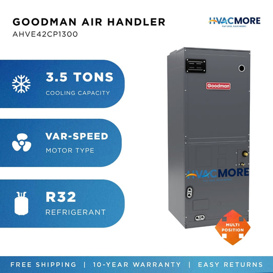 Goodman AHVE42CP1300 3.5 Ton Variable-Speed Air Handler R-32
