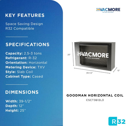 Goodman CSCT3612L3 specifications