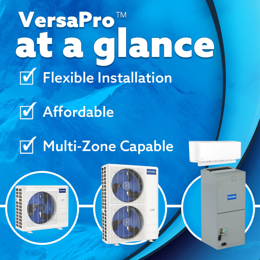 MR COOL VersaPro 2.5 Ton 30K BTU Central Ducted Air Handler