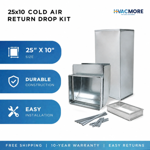 25X10 Cold Air Return Drop Kit
