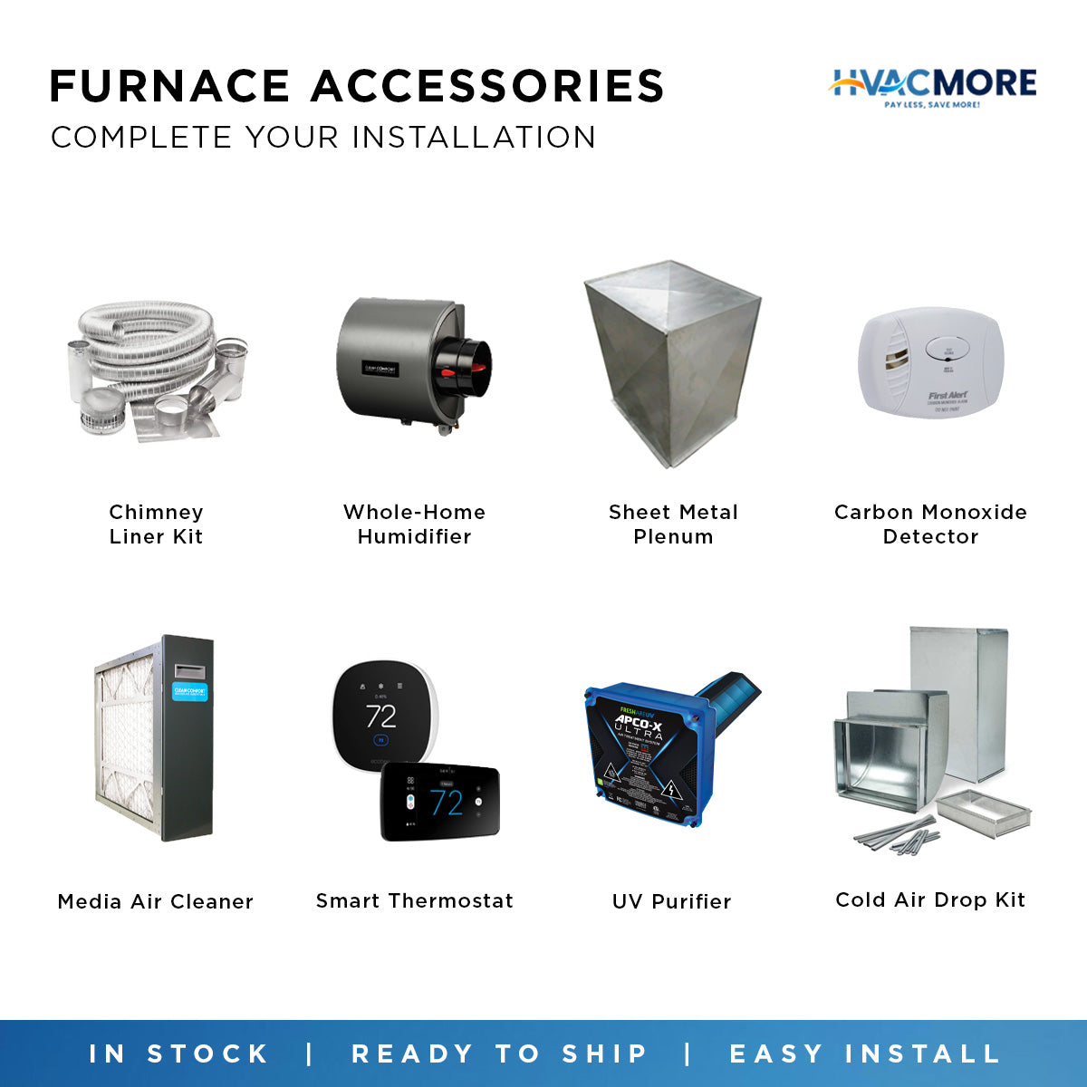 Goodman 100,000 BTU 92% AFUE Single-Stage Gas Furnace Upflow/Horizontal 21" Cabinet R-32