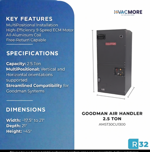 Goodman 2.5 Ton Multi Positional Air Handler AMST30BU1300