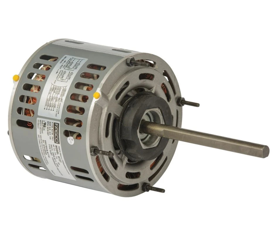 Fasco D727 Motor | 1/3 hp 1075 RPM 3-Speed 115 Volts 5.6" Diameter Fasco Furnace Motor