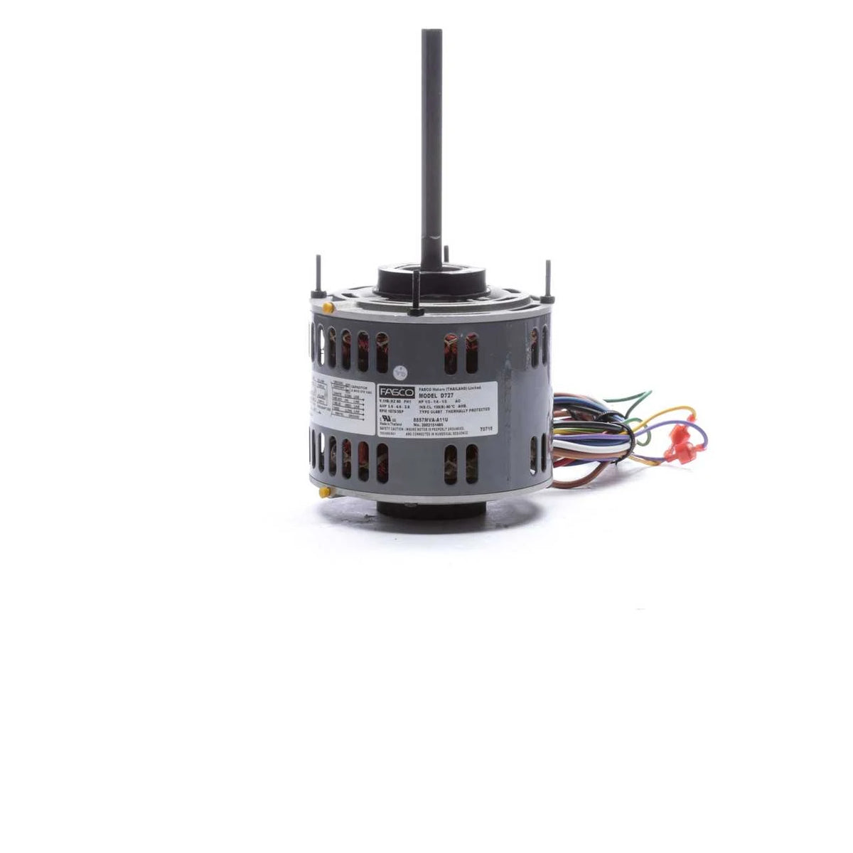 Fasco D727 Motor | 1/3 hp 1075 RPM 3-Speed 115 Volts 5.6" Diameter Fasco Furnace Motor