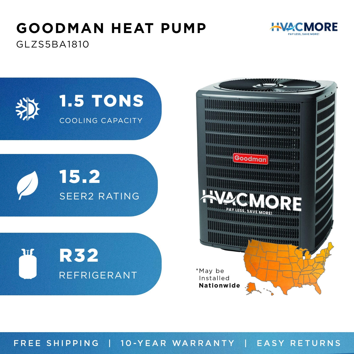 GLZS5BA1810 heat pump