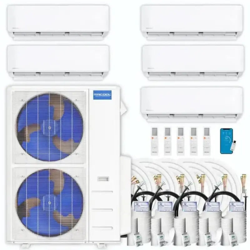 MrCool DIY 4th Generation Multi-Zone Ductless Mini-Split System, 48,000 BTU, 21 SEER - HVAC MORE
