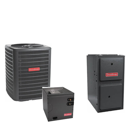 Goodman GLXS3BN1810 + CAPTA2422B3 + GD9S960603BN matched system