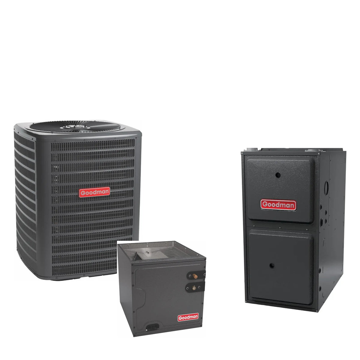 Goodman GLXS5BA4210 + CAPTA4230D3 + GR9S961205DN matched system
