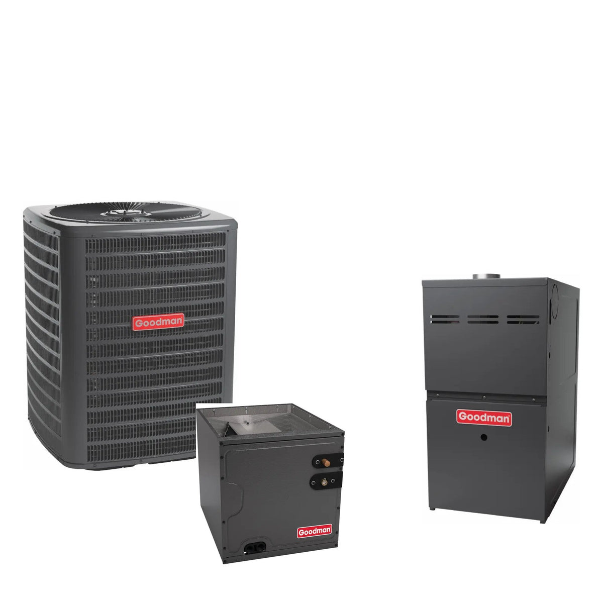 Goodman GLXS5BA4210 + CAPTA4230C3 + GD9S801005CN matched system