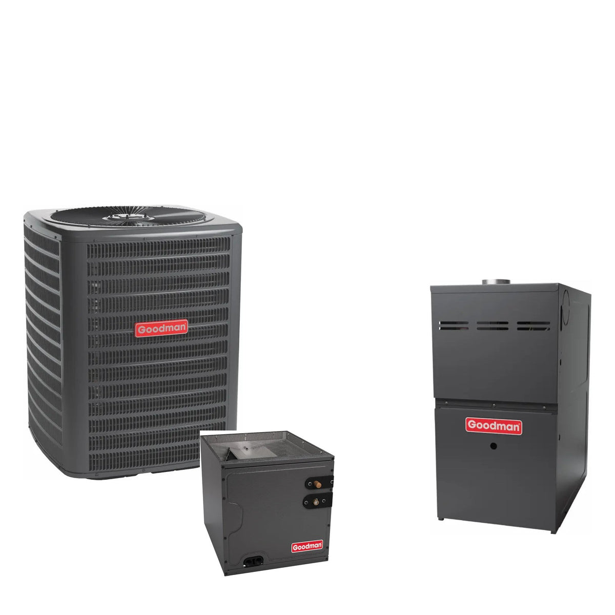 Goodman GLXS5BA6010 + CAPTA6030D3 + GR9S801205DN matched system