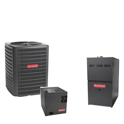 Goodman GLXS5BA6010 + CAPTA6030D3 + GR9S801205DN matched system