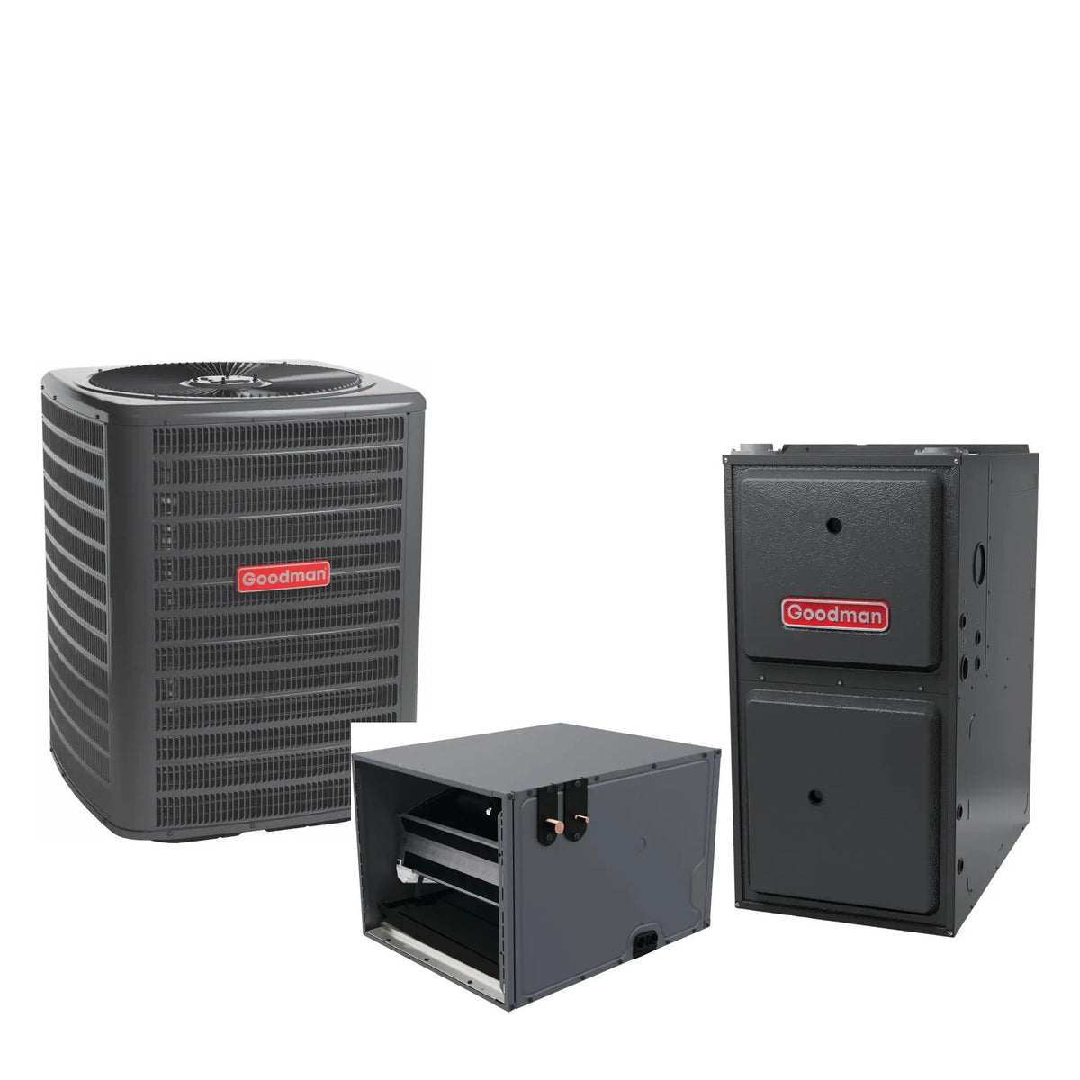 Goodman GLXS5BA6010 + CHPTA6030D3 + GD9S961205DN matched system