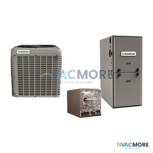 Guardian 2.5 Ton 13.4 SEER2 96% AFUE 60,000 BTU Furnace and AC System - R-454B Upflow / Downflow - RC330E2S11 / DC36A3K-175L-546 / RG19060B12MPS1