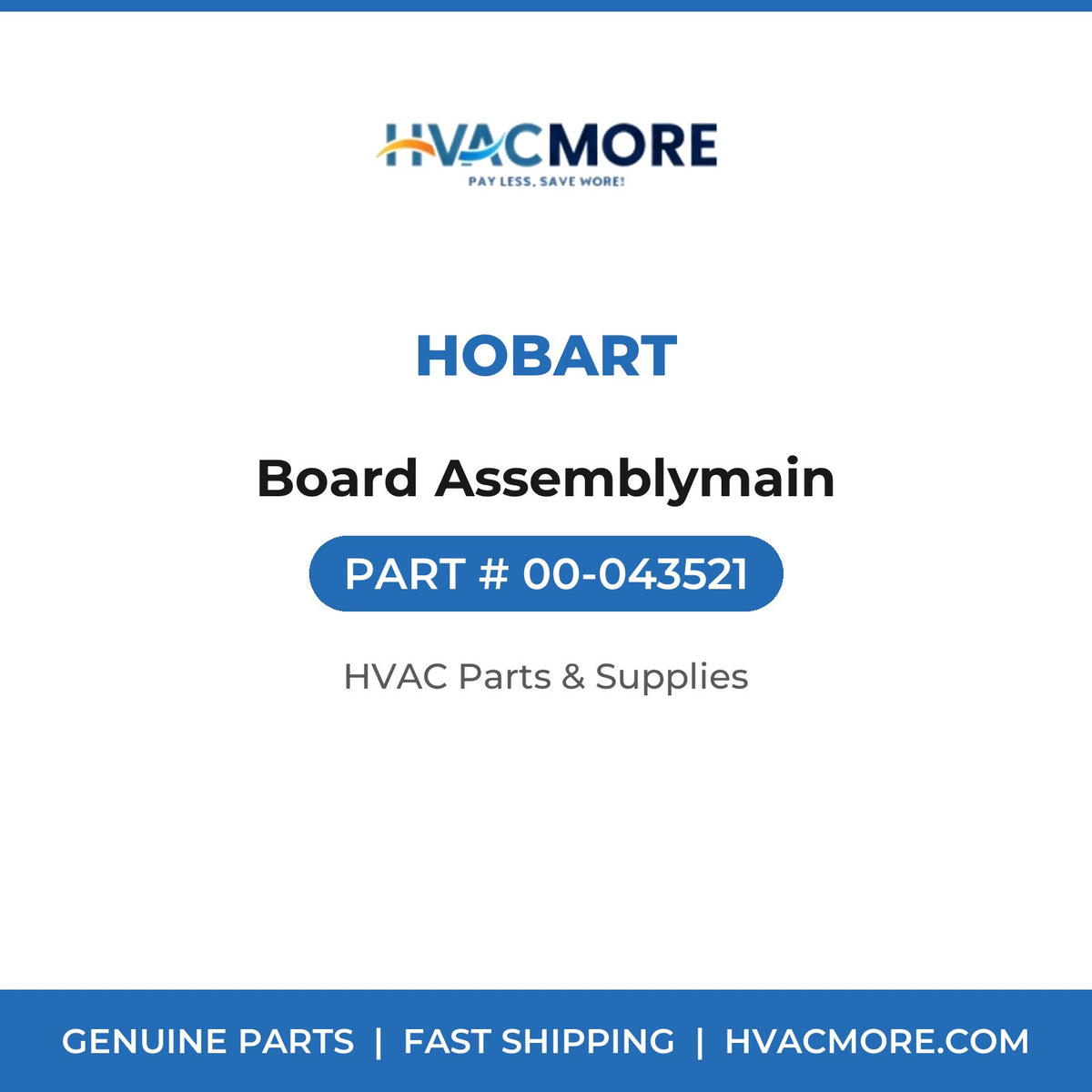 Hobart Board Assemblymain 00-043521
