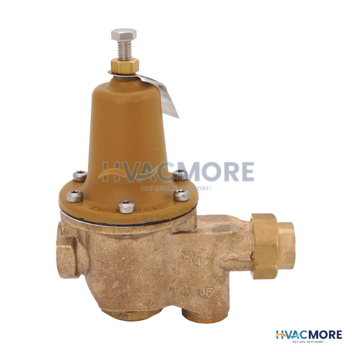 Watts 3/4" LFU5B-LP-Z3 Low Pressure Reducing Valve W/ Bypass, Lead Free 0009128