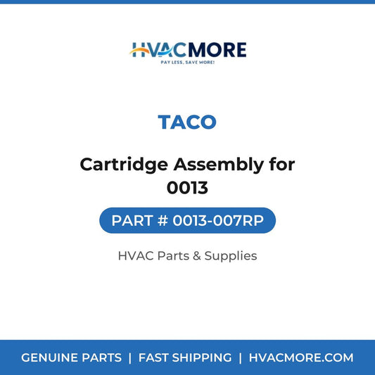 Taco Cartridge Assembly for 0013 0013-007RP