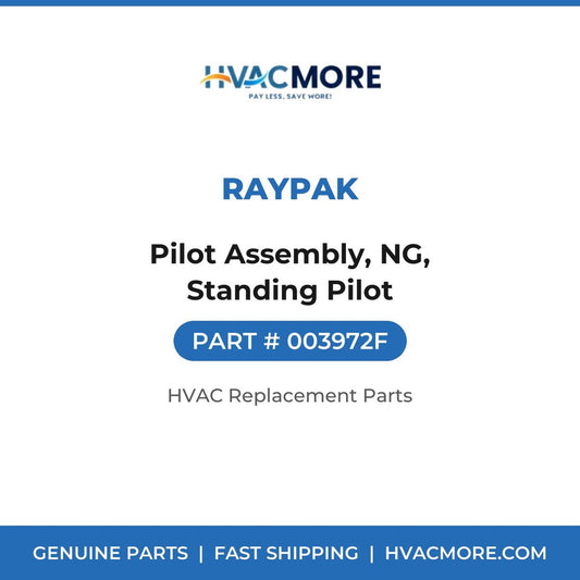 Raypak Pilot Assembly, NG, Standing Pilot 003972F