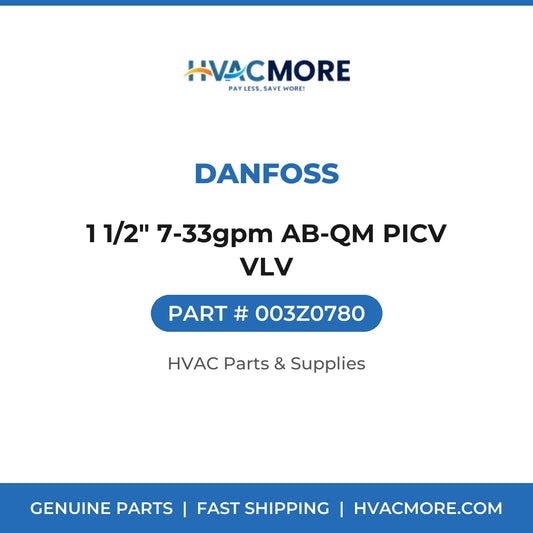 Danfoss 1 1/2" 7-33gpm AB-QM PICV VLV 003Z0780