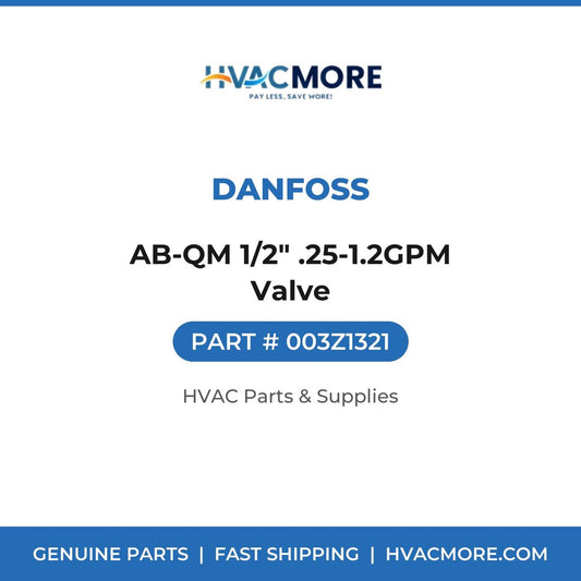 Danfoss AB-QM 1/2" .25-1.2GPM Valve 003Z1321