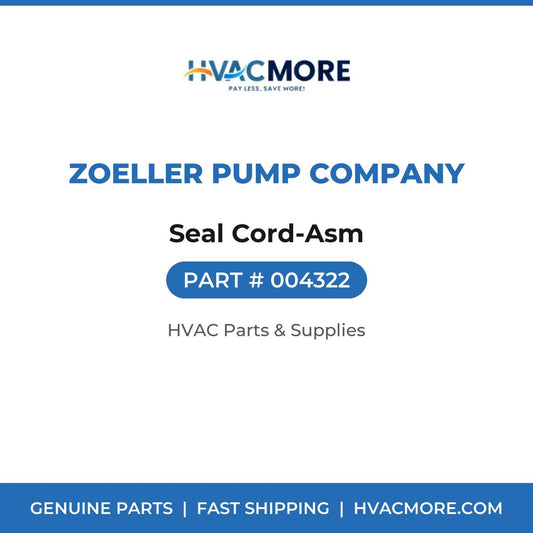 Zoeller Pump Company Seal Cord-Asm 004322