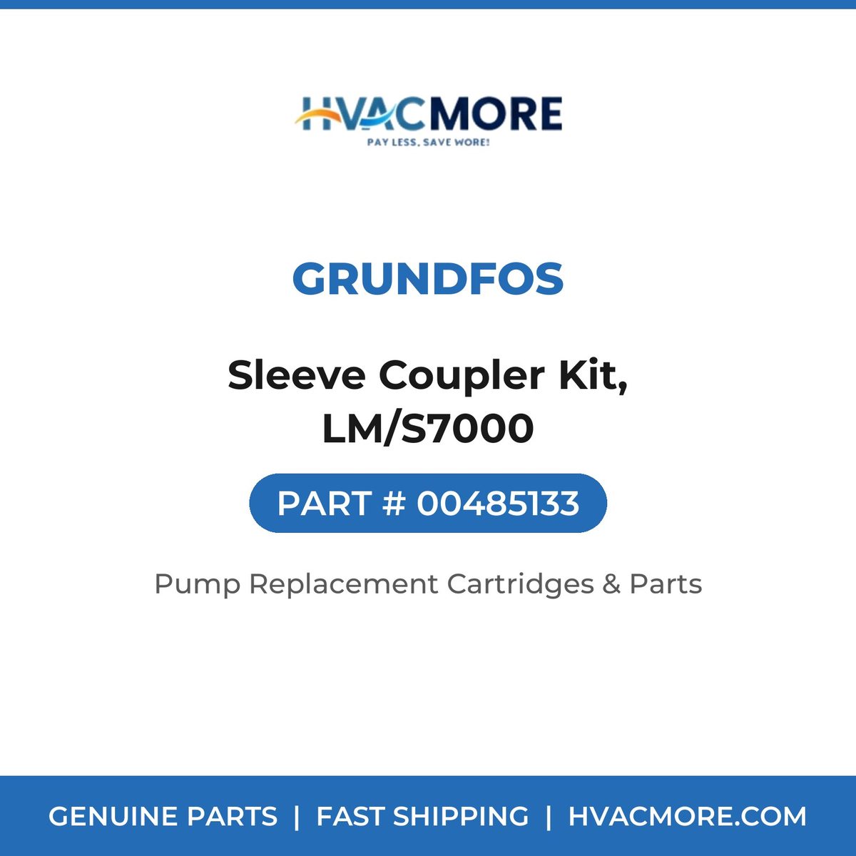 Grundfos Sleeve Coupler Kit, LM/S7000 00485133