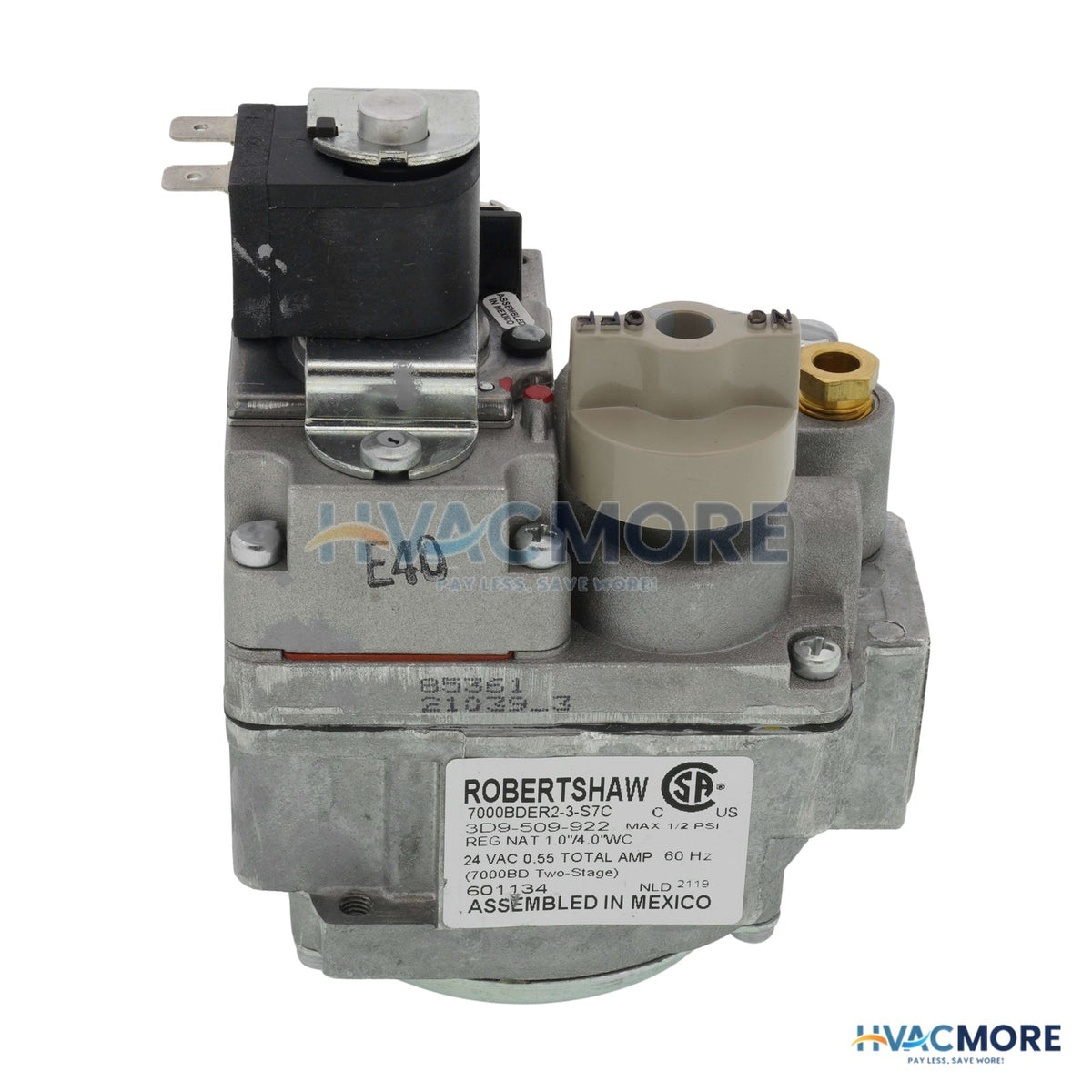 Raypak 24V 4wc" 3/4" Gas Valve 004879F
