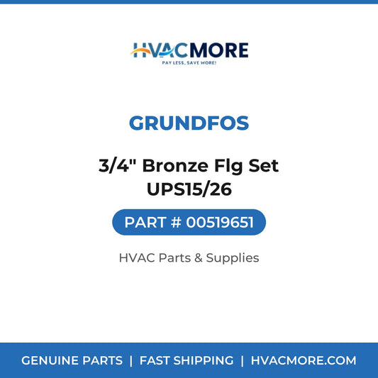 Grundfos 3/4" Bronze Flg Set UPS15/26 00519651