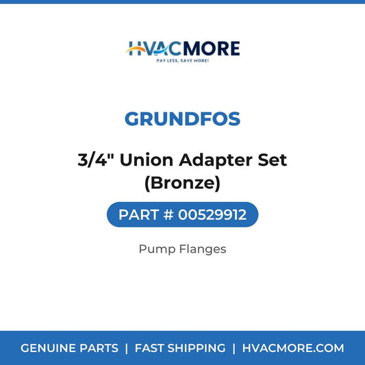 Grundfos 3/4" Union Adapter Set (Bronze) 00529912
