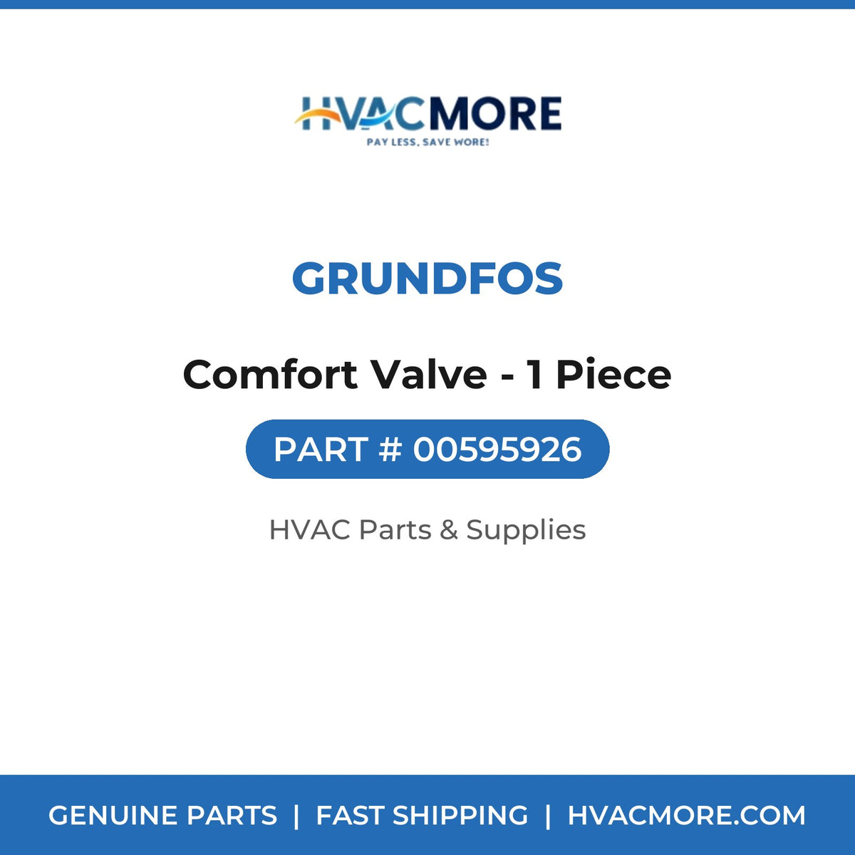Grundfos Comfort Valve - 1 Piece 00595926